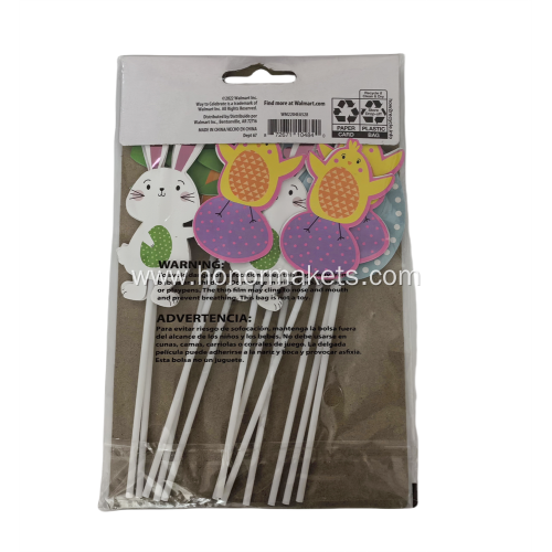 12PCS Easter Food Toppers